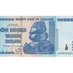 Zimbabwe Billion Dollar Bills