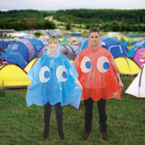 Pac Man Ghost Ponchos