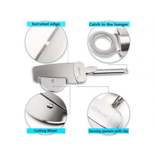 4-In-1 Pizza Cutter and Spatula