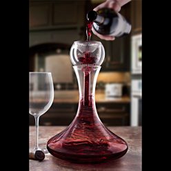 Aerator and Decanter Glass
