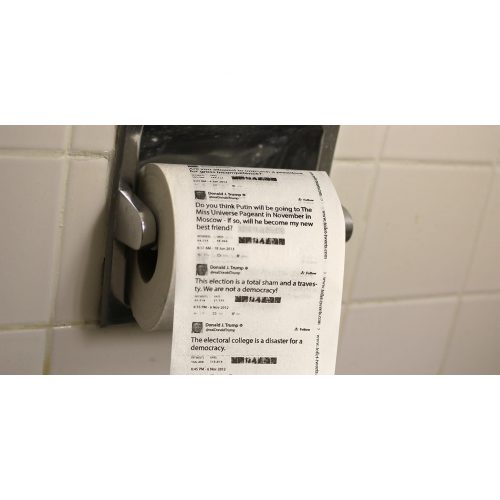 Donald Trump Tweets Toilet Paper