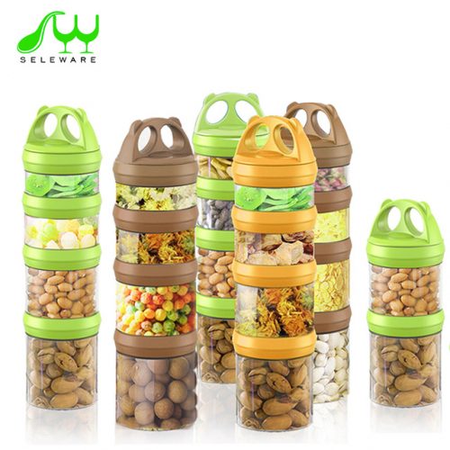 Portable Snack Storage Jars