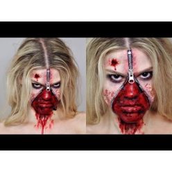 Zipper Face Costume