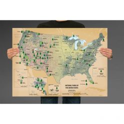 Us Parks Scratch Off Map