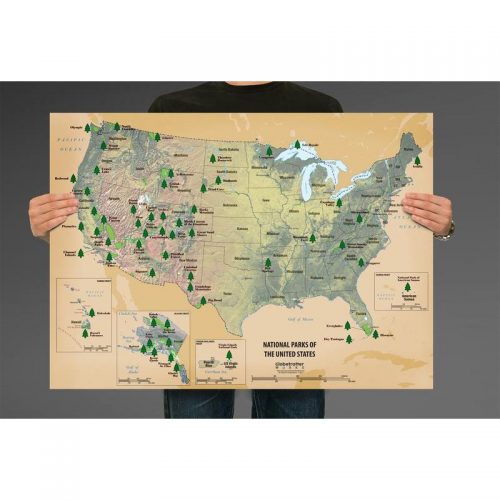 Us Parks Scratch Off Map
