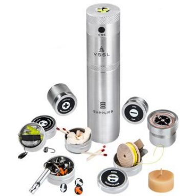 Survival Kit In A Flashlight