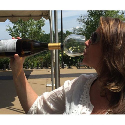 Wine Bottle Glass Attachment