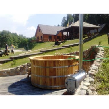 Wood Burning Hot Tub