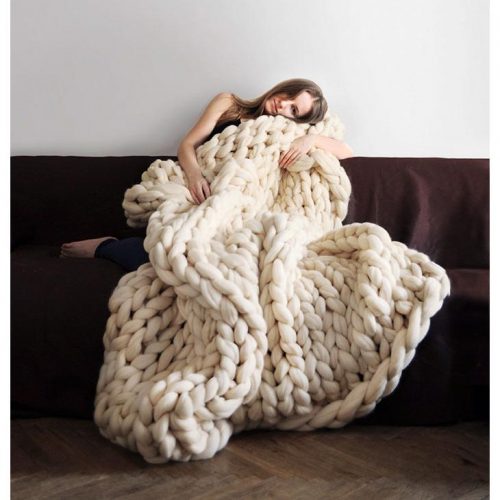 Giant Knit Blanket