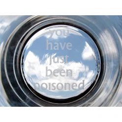 Just Poisoned Pint Glass